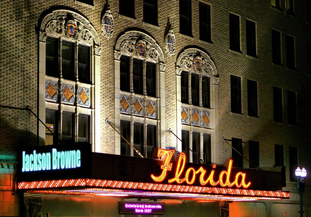 Florida Theater at Night Creative Commons license